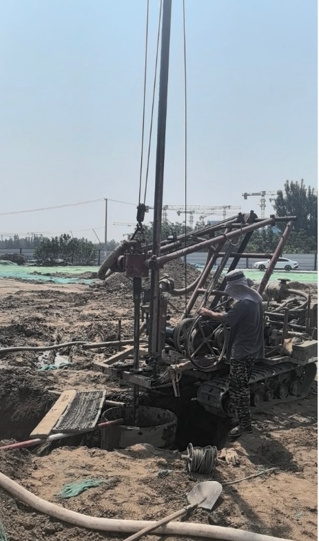 北京宣武区工地打井